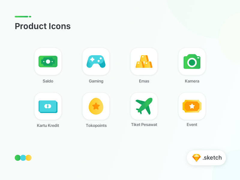 Paquete de iconos de producto