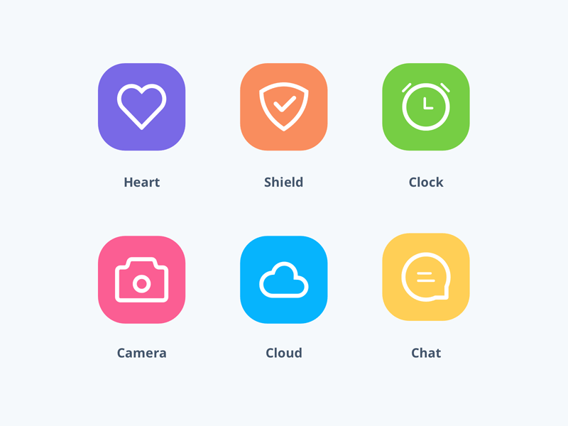 Einfache Icons Pack