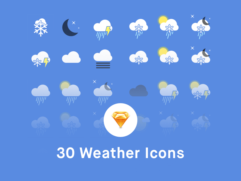 Paquete de iconos meteorológicos