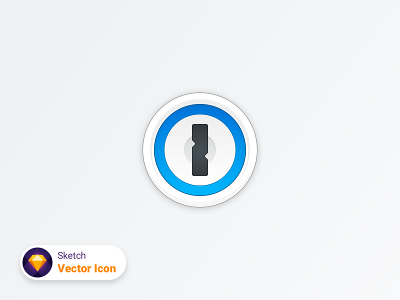 1Password Vector Logo / Icono