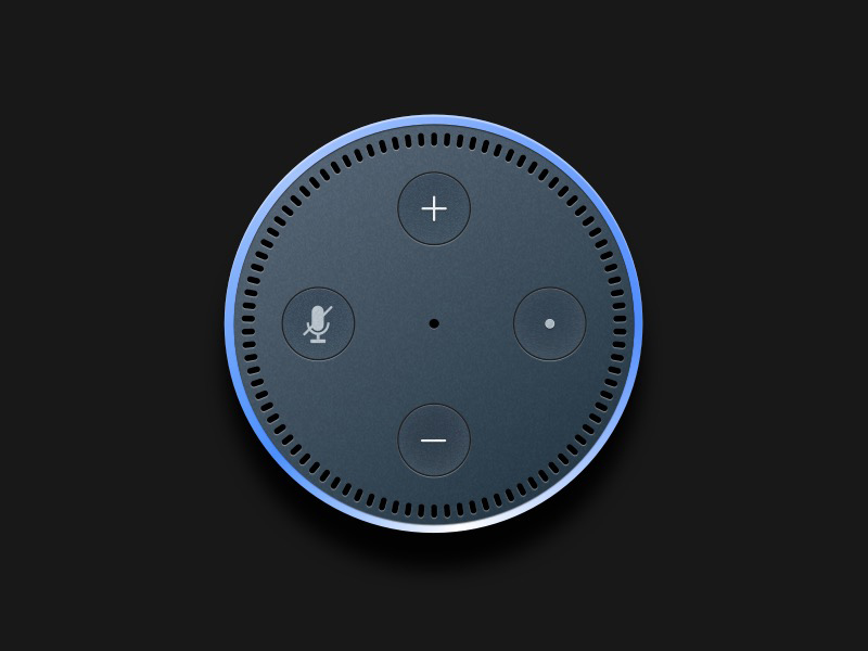 Amazon Echo Dot (Alexa) Illustration de croquis