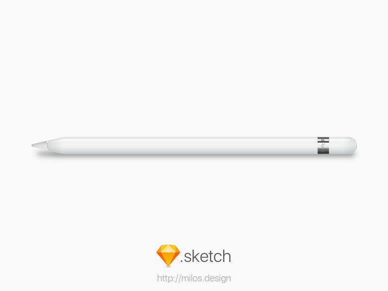 Ilustración del lápiz de Apple
