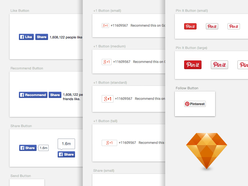 Share Buttons in Sketch