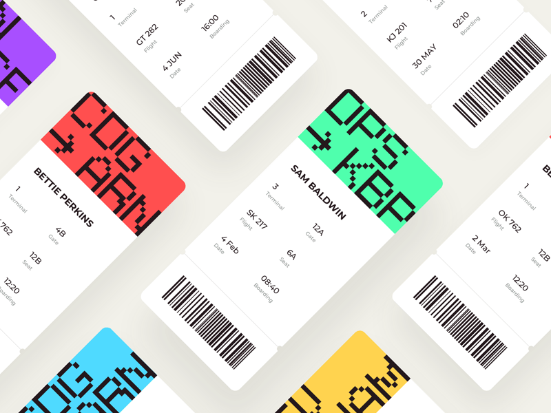搭乗券の設計