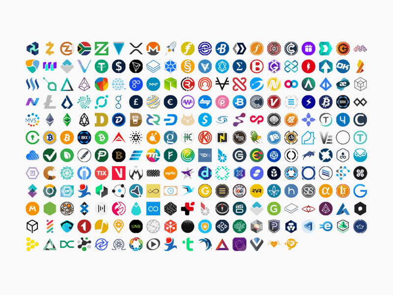 Cryptocurrency Logos SVG