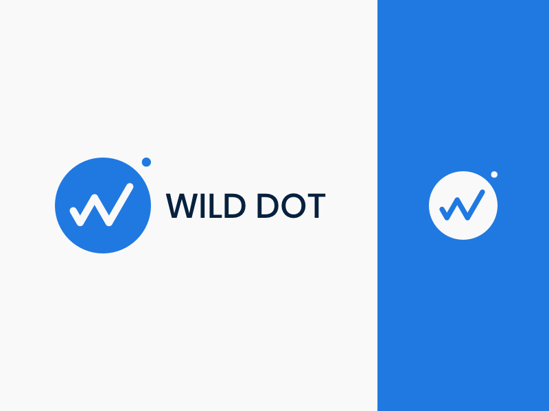 Concepto de logotipo de Wild Dot