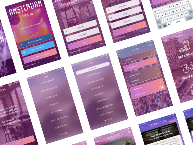 Amsterdam UI Kit Sketch Resource