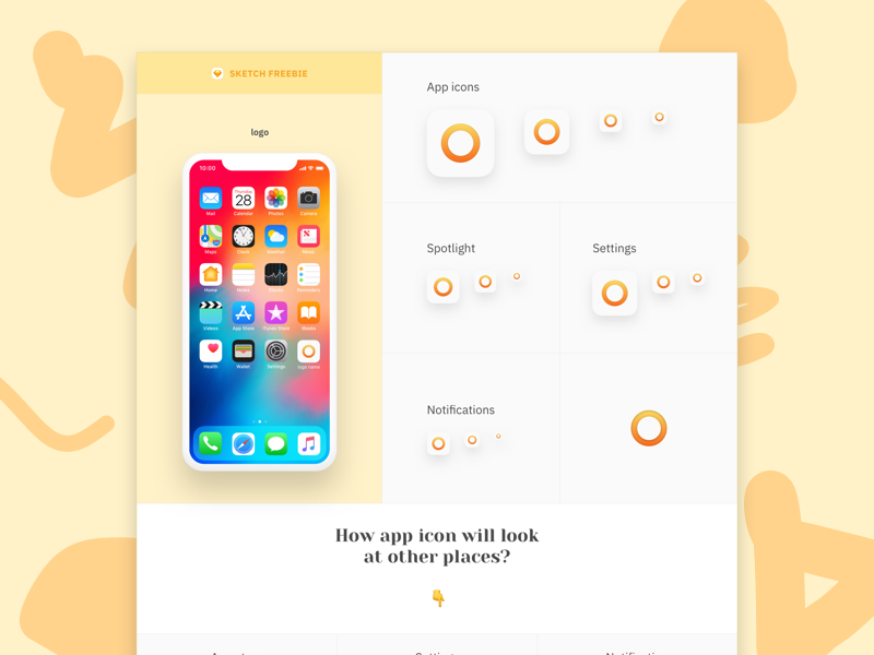 App Icon Template for Sketch
