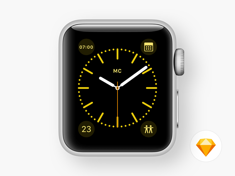 Лица Apple Watch - Цветовые варианты