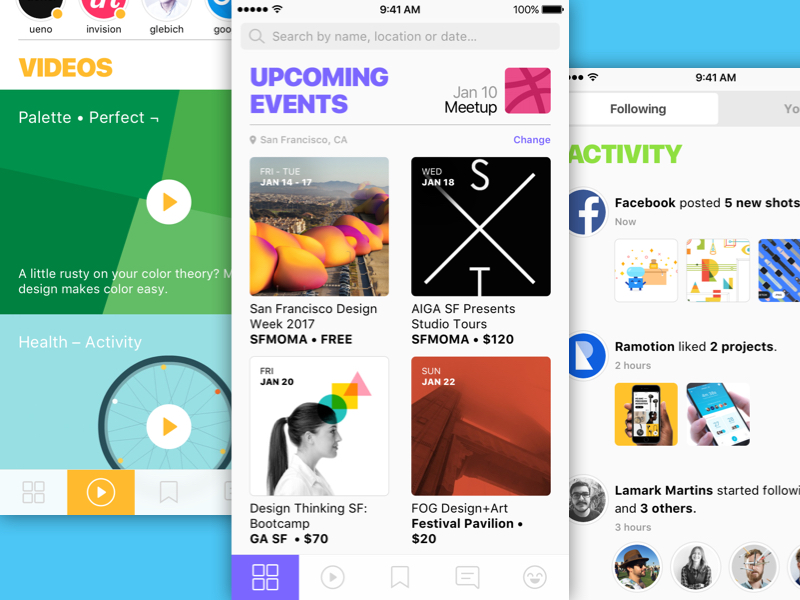 Design Social Network App Sketch Resource