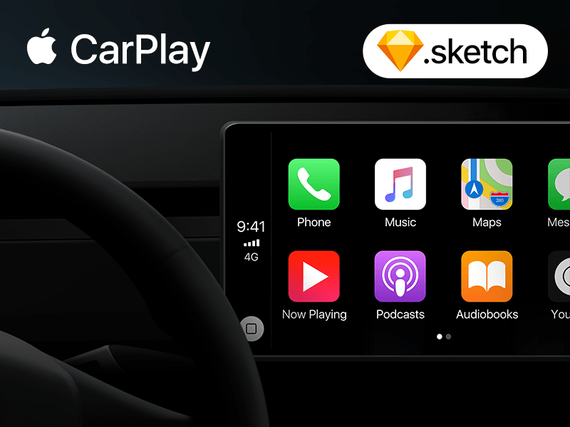 Шаблон CarPlay для эскиза