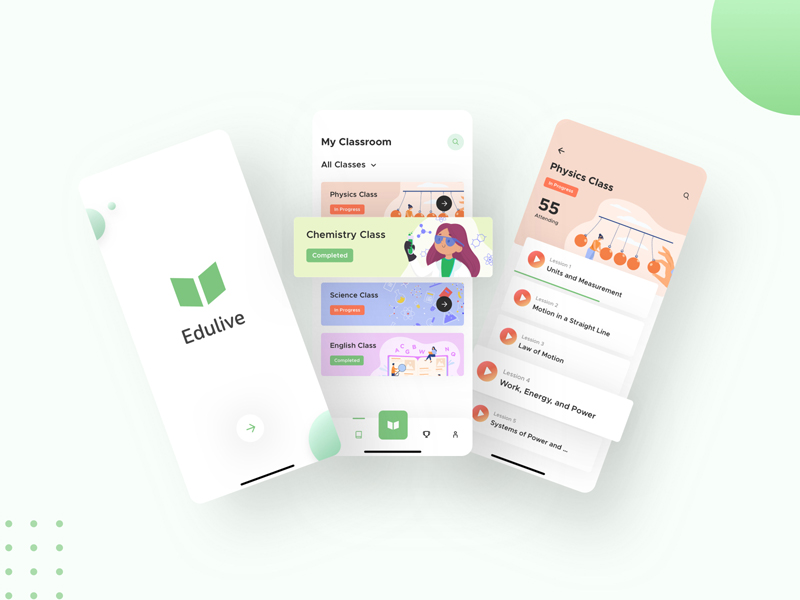 Learning App Concept – Edulive