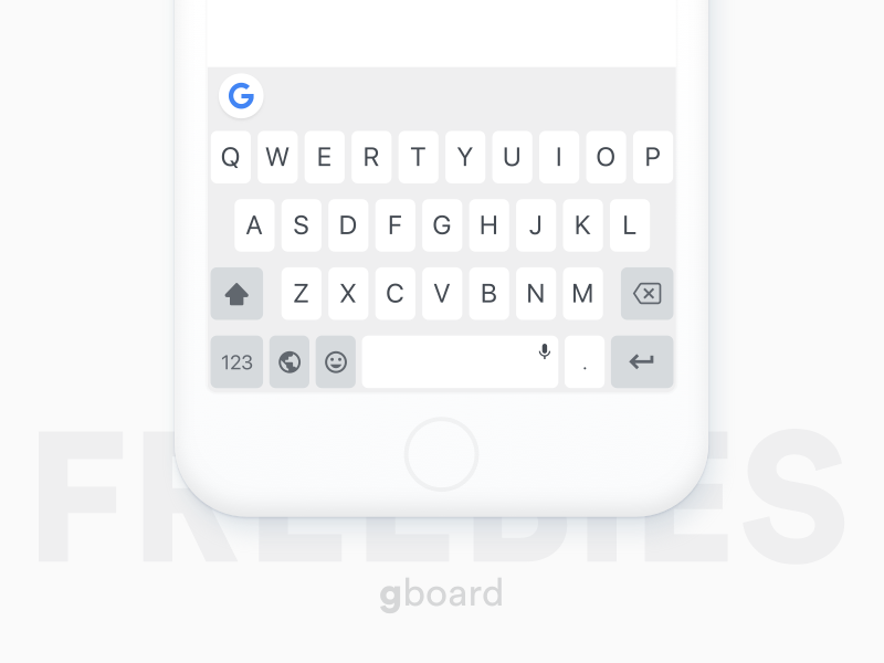 Ресурс эскиза клавиатуры Gboard