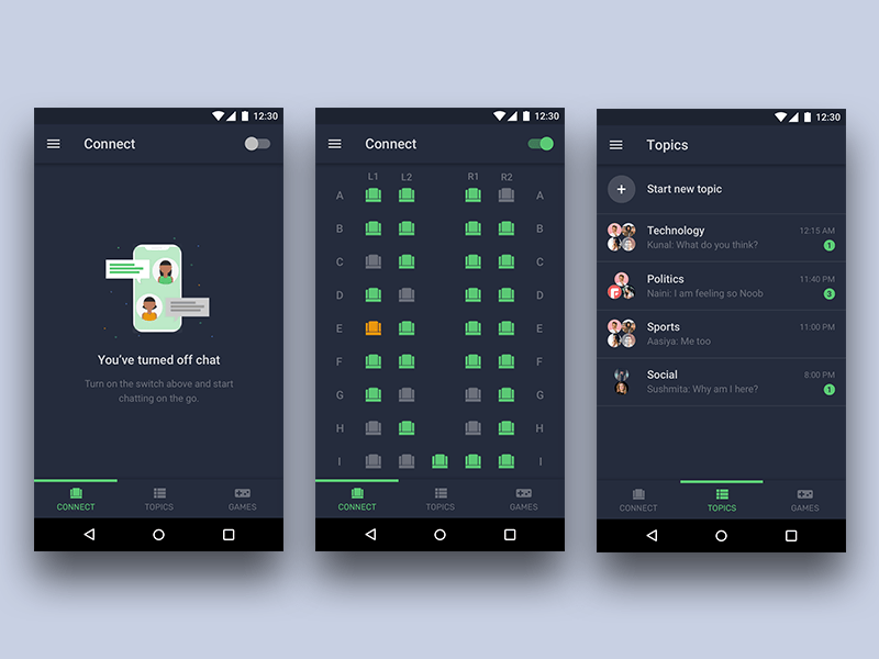 GOssip – Chat App Concept