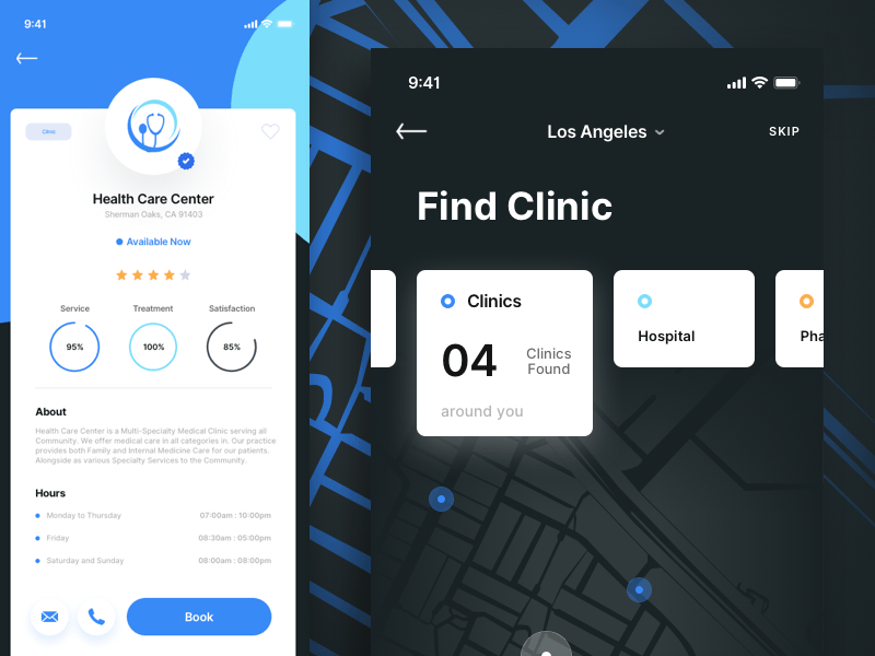 Health App Concept Sketch-Ressource