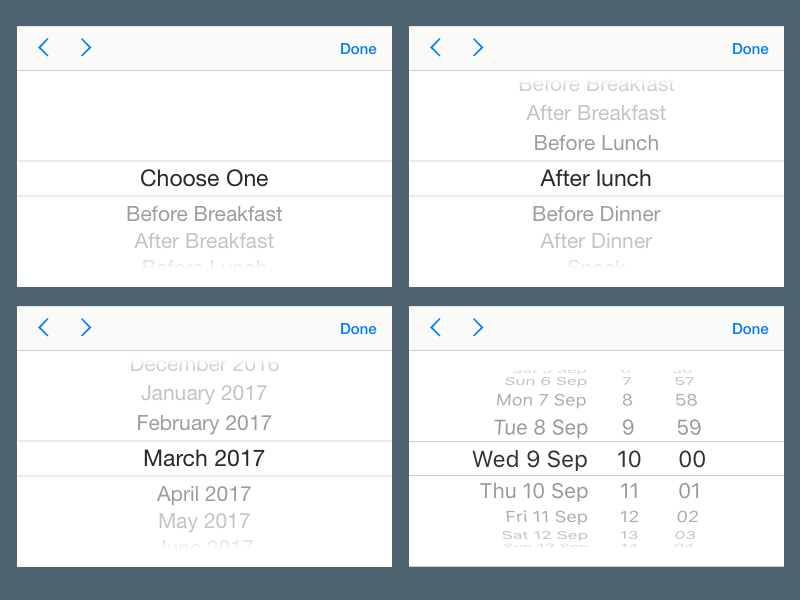 iOS 11 Сборщики для эскиза с переопределениями