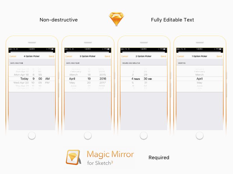 iOS UIpickerview for Sketch