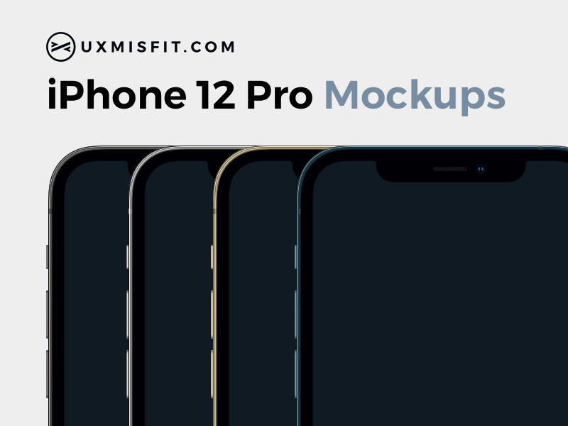 iPhone 12 Pro Mockups Sketch Resource