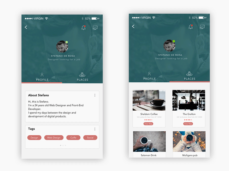 Jobby – Concept d’application mobile