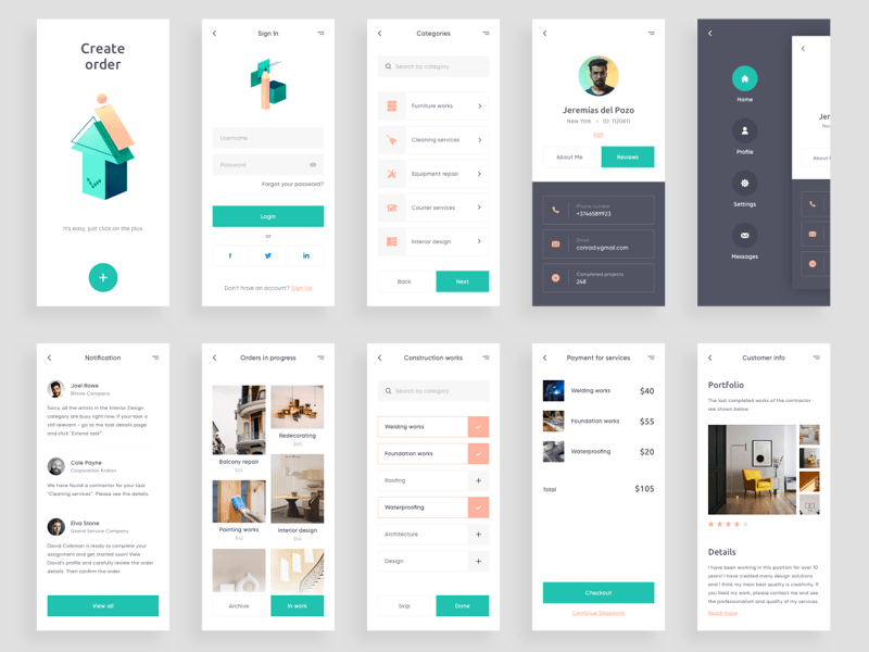 Mobile UI Kit Sketch Resource