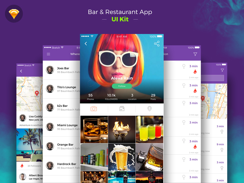 Restaurant / Bar App Konzept
