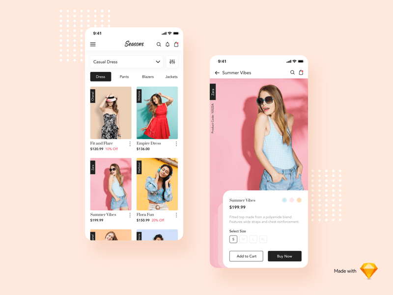 Fashion App Concept