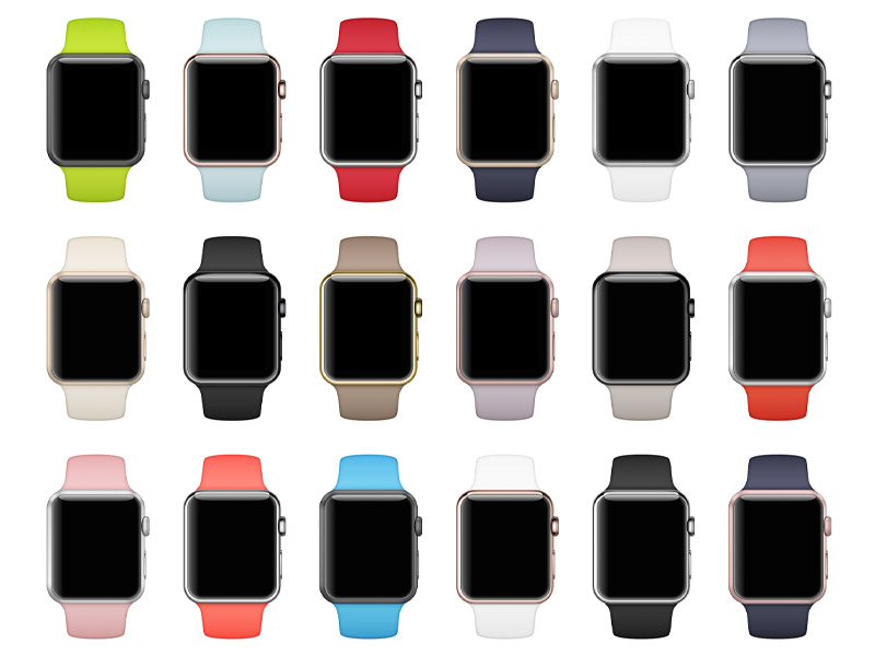 Apple Watch Template Sketch Resource
