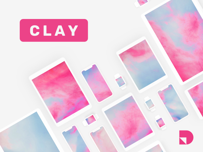 Clay Mockups for Apple Devices