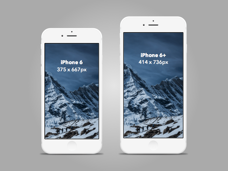 iPhone 6 Sketch Resource