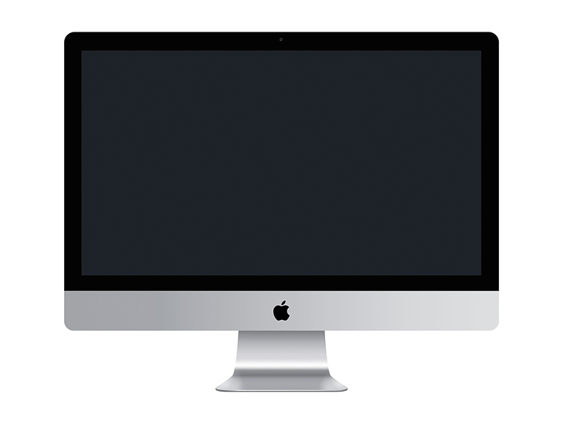 iMac Мокап Sketch ресурсов