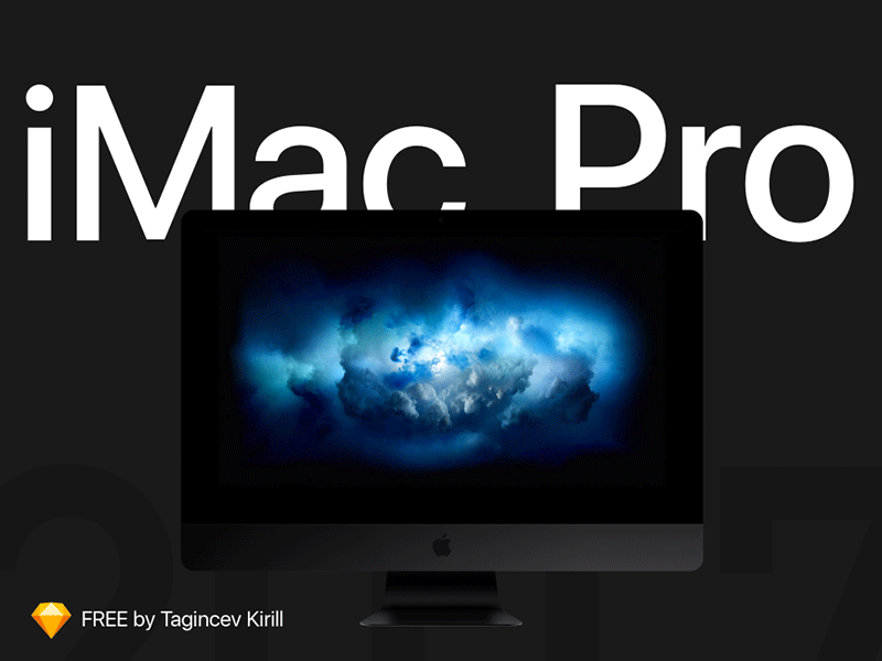 Maquette iMac Pro