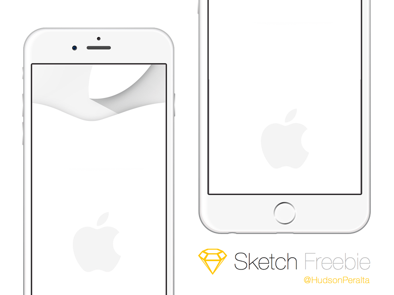 iPhone 6 および 6 プラス Sketch リソース
