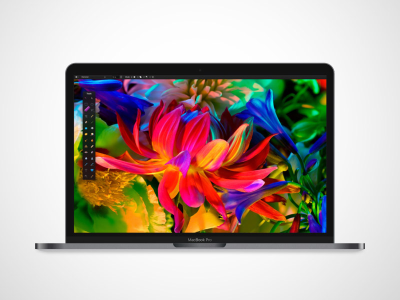 MacBook Pro 2016 Front Sketch Resource