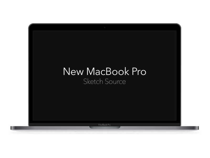 Новый MackBook Pro Sketch ресурсов