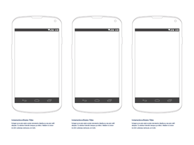Android Nexus 4 Wireframe Sketch Ressource