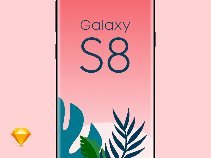 Samsung Галактика S8 Mockup