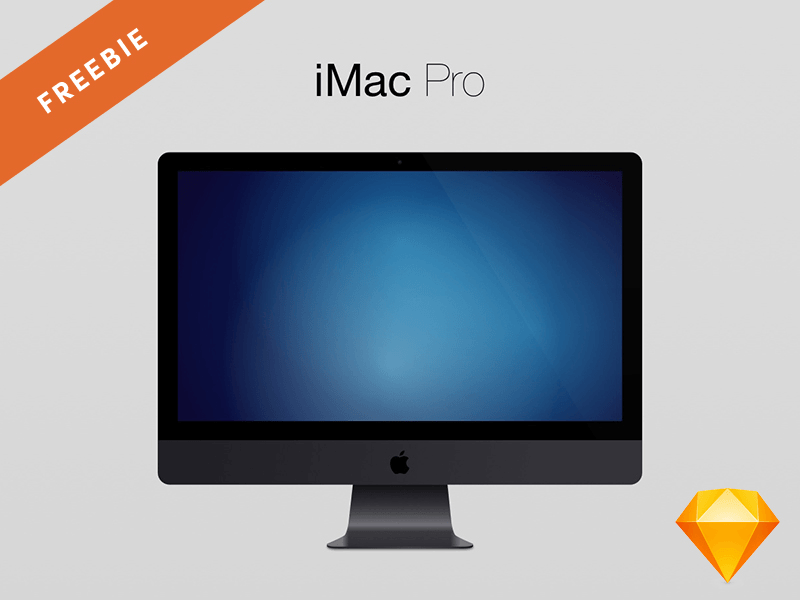 iMac Pro Mockup для эскиза