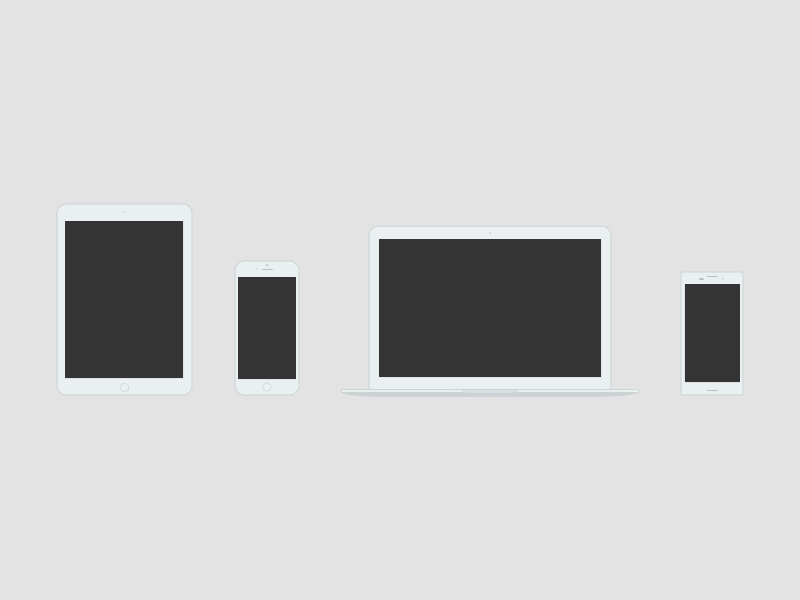 4 Subtile Geräte Sketchnressource