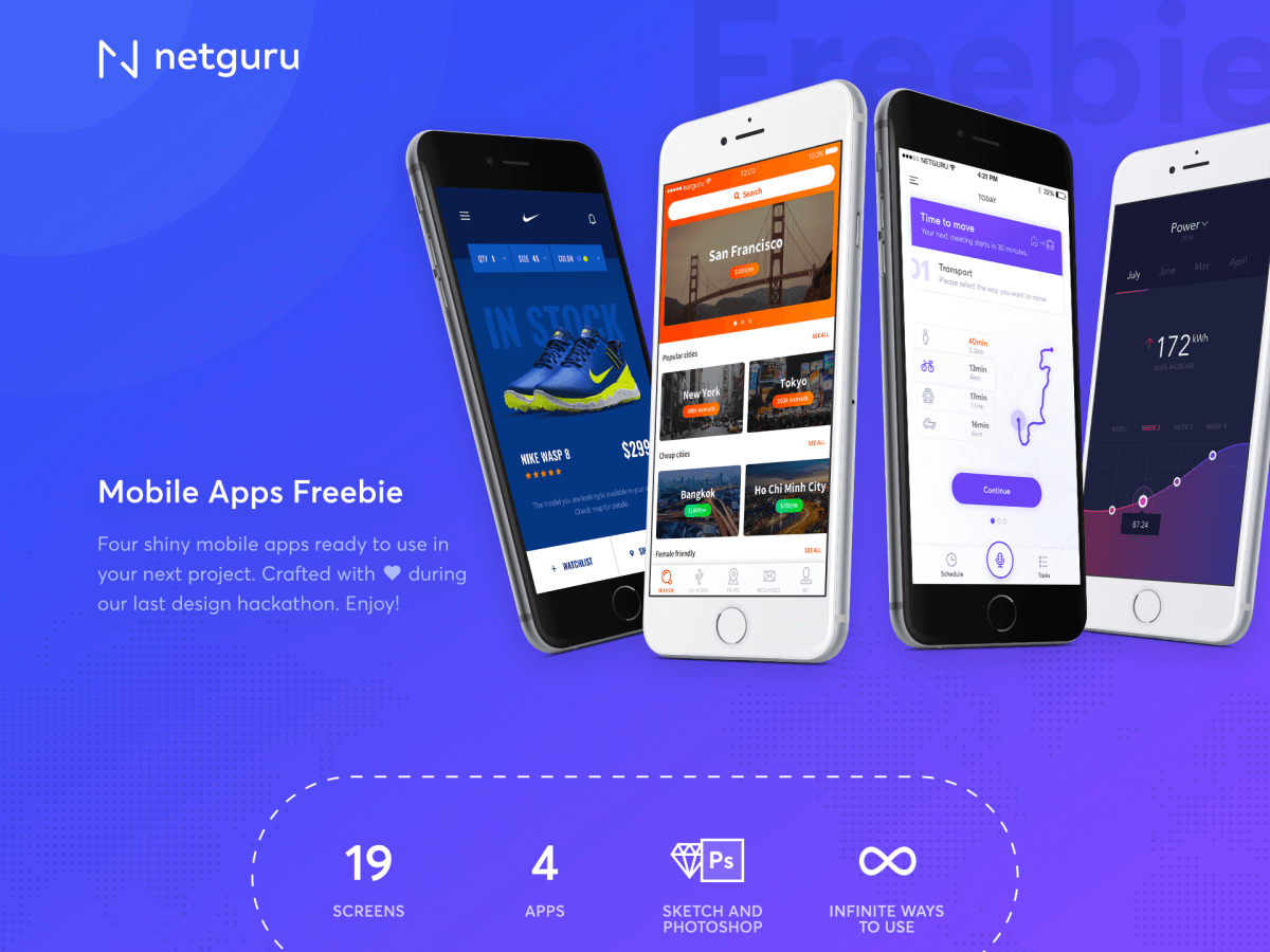 Mobile Apps Mega Bundle - Free Sketch Resource