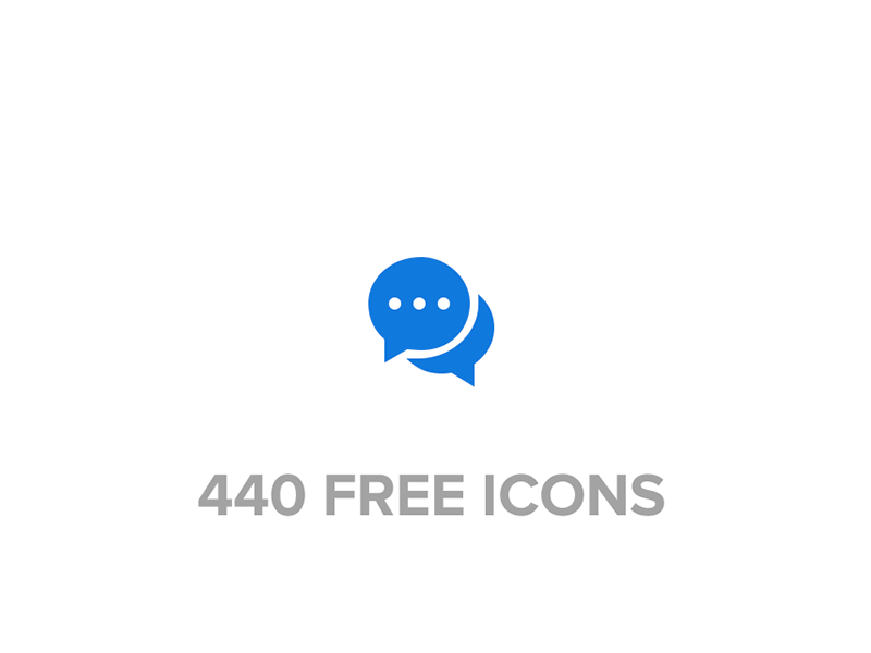 440 iconos gratis boceto recurso