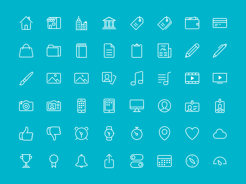 48 Bubbles Iconset Sketch Resource