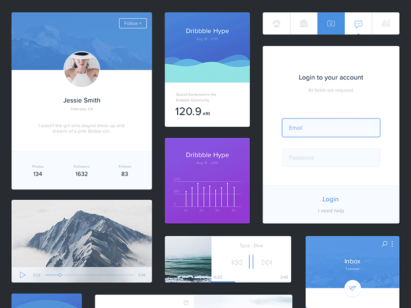 UI Kit for Sketch