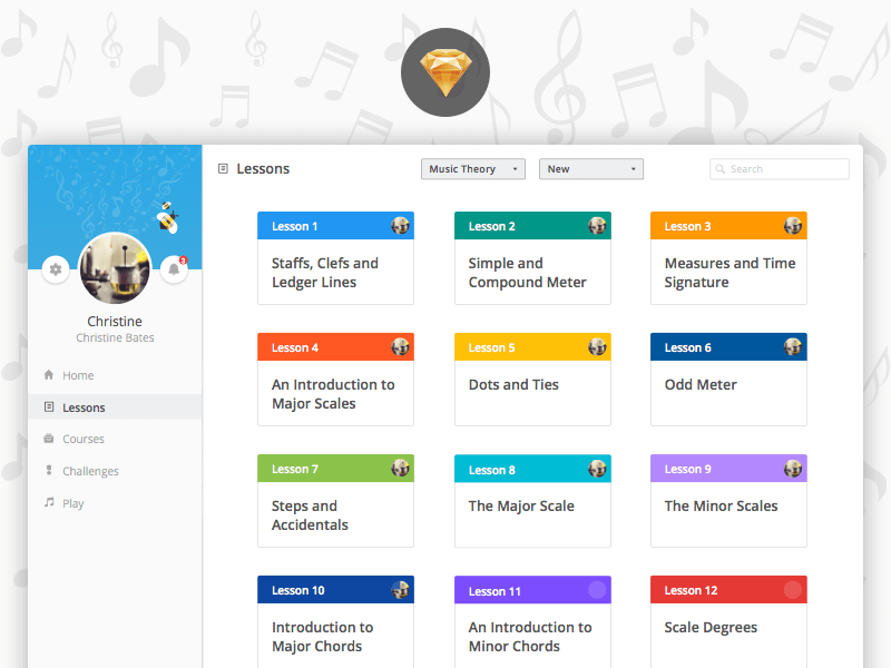 DiscoMusica – Kit de interfaz de usuario web