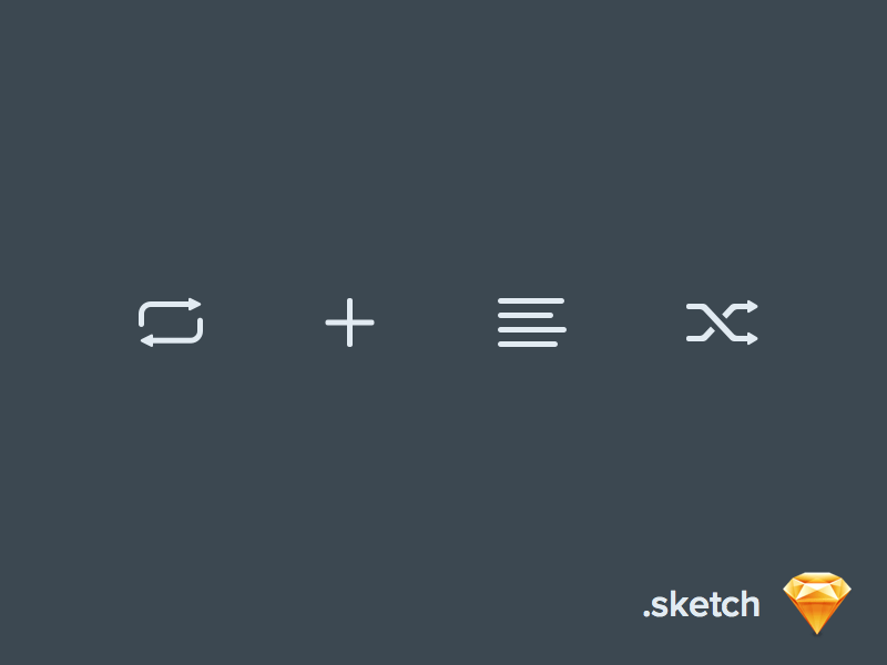 Player Glyphs Icons Sketch Resource
