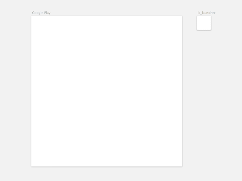 Android App Icon Template Sketch Resource