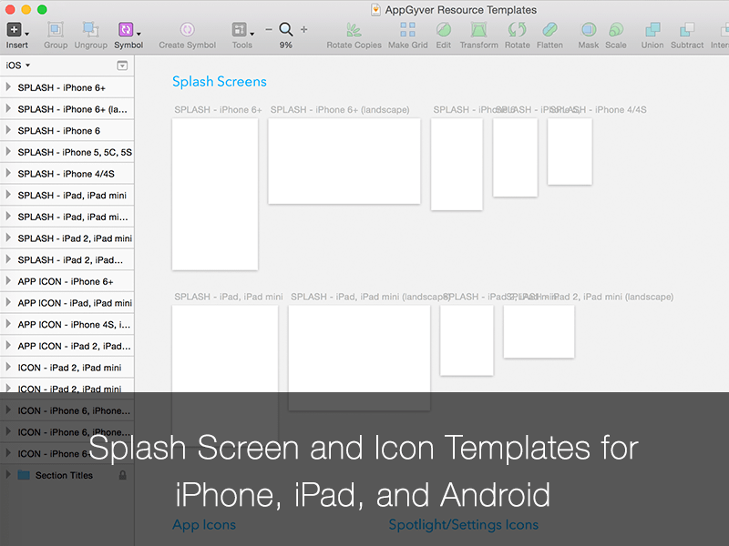 AppGyver Resource Templates Sketch Resource