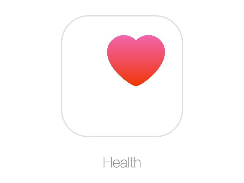 Sketch здравоохранения Apple