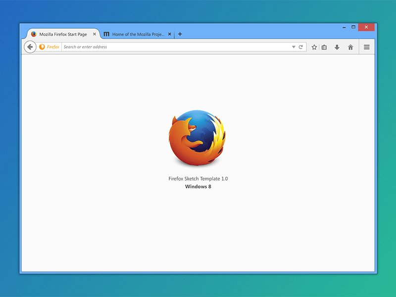 Firefox para Windows y OSX Sketch Recurso