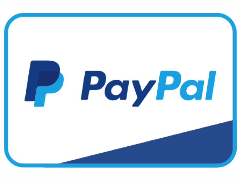 Tarjeta de PayPal Logo Bosquejo Recurso