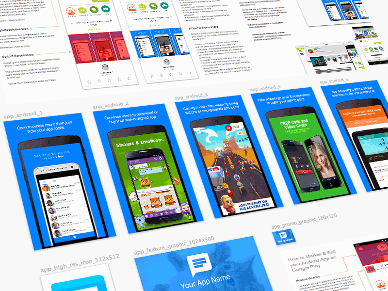 Tus aplicaciones en Google Play Sketch Recursos